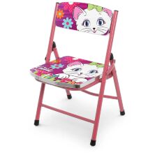 Дитячий столик зі стільчиком Bambi A19-KITTEN Кішка рожевий складаний**