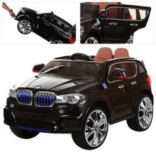 Дитячий електромобіль легкова машина Bambi M 2762(MP4)EBLR-2 чорний з ручкою