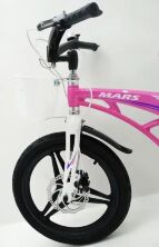 Велосипед дитячий двоколісний MARS-18 Рожевий дискові гальма колеса 18 дюймів