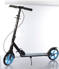 Дитячий підлітковий двоколісний складаний самокат iTrike SR 2-049-1-B алюмінієвий / ПУ колесах / синій**
