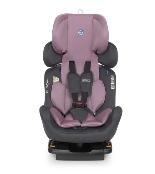 Автокрісло EL CAMINO ME 1041 Bravo Isofix Royal Violet група 0+ 1 2 3 Фіолетовий **