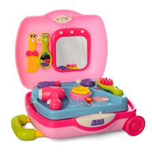 Дитячий ігровий набір Перукарня HOLA 3109 Звукові та світлові ефекти Складається у валізу**