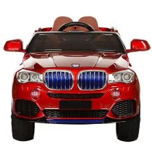 Дитячий електромобіль легкова машина Bambi M 2762(MP4)EBLRS-3 червоний автопокраска з ручкою **