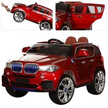 Дитячий електромобіль легкова машина Bambi M 2762(MP4)EBLRS-3 червоний автопокраска з ручкою **