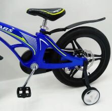 Велосипед дитячий двоколісний MARS-18 Синій дискові гальма колеса 18 дюймів