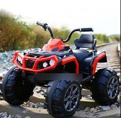 Дитячий електро квадроцикл електромобіль T-737/1 на EVA колесах з MP3 / червоний
