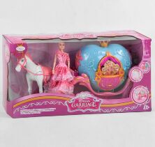 Карета з лялькою і Конем 811A Музичні та світлові ефекти