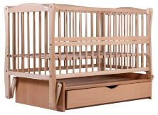 Ліжко Babyroom Еліт маятник, ящик, відкидний пліч DEMYO-5 бук світлий (натуральний)