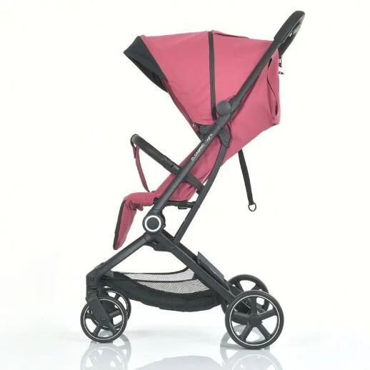 Дитяча прогулянкова коляска El Camino 1099 Lyra з чохлом на ніжки Rose