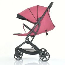 Дитяча прогулянкова коляска El Camino 1099 Lyra з чохлом на ніжки Rose
