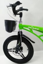 Велосипед дитячий двоколісний MARS-18 Зелений дискові гальма колеса 18 дюймів