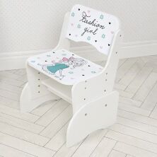 Дитяча парта растишка Bambi B 2071-20 Париж рожевий