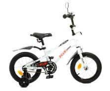 Двоколісний дитячий велосипед 14 дюймів PROFI Y14251 Urban з додатковими колесами / білий матовий