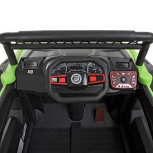Дитячий двомісний електромобіль машина джип квадроцикл баггі Bambi Racer 4WD M 4453EBLR-5 зелене**