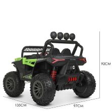 Дитячий двомісний електромобіль машина джип квадроцикл баггі Bambi Racer 4WD M 4453EBLR-5 зелене**