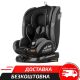 Автокрісло дитяче TILLY Bliss T-535 Dark Grey гурт 0+1+2+3 ISOFIX з поворотом темно-сіре