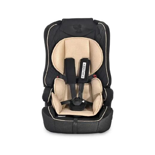 Дитяче автокрісло c БУСТЕРОМ Lorelli (Bertoni) Explorer 9-36 kg Nomad Beige Чорно-Бежеве