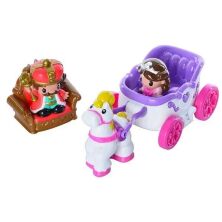 Ігровий набір Будиночок для ляльок Замок Keenway 32903 ляльковий Дім із чотирма лялечками / звук і світло