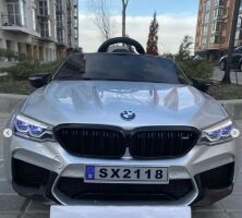 Дитячий електромобіль машина Bambi 4791EBLRS-11 BMW M5 з шкіряним сидінням / на ЄВА колесах / фарбований сірий**
