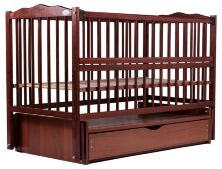 Ліжко Babyroom Веселка маятник, ящик, відкидний пліч DVMYO-3 бук тік