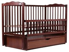 Ліжко Babyroom Веселка маятник, ящик, відкидний пліч DVMYO-3 бук тік