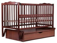 Ліжко Babyroom Веселка маятник, ящик, відкидний пліч DVMYO-3 бук тік