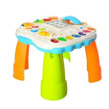 Розвиваючий музичний дитячий ігровий центр SY82 столик на ніжках музика, звук, світло