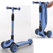 Самокат дитячий триколісний складаний iTrike JR 3-060-25-BL MAXI синій**