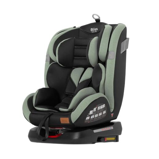 Автокрісло дитяче TILLY Bliss T-535 Olive Green група 0+1+2+3 ISOFIX з поворотом зелене