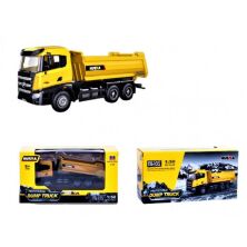 Будівельна техніка 1718 Машина Самоскид металевий інерційний (масштаб 1:50)