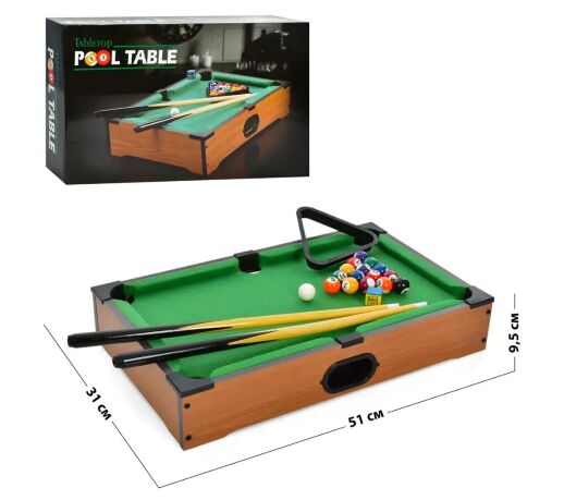 Настільна гра БІЛЬЯРД настільний 2038А Дерев'яний**