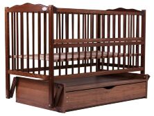 Ліжко Babyroom Веселка маятник, ящик, відкидний пліч DVMYO-3 бук горіх