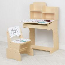 Дитяча парта растишка Bambi B 2071-20 Париж рожевий