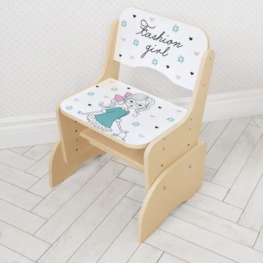 Дитяча парта растишка Bambi B 2071-20 Париж рожевий