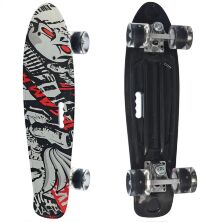 Скейт Пенні борд із ручкою Profi MS 0749-7 алюмінієва підвіска 10 видів **