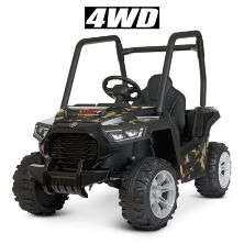 Дитячий одномісний електромобіль Джип машина Bambi Racer 4WD M 4283EBLRS-18 камуфляж автопокраска**