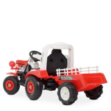 Дитячий одномісний електромобіль-Трактор з причепом BAMBI M 4261ABLR-3 з пультом управління червоний**