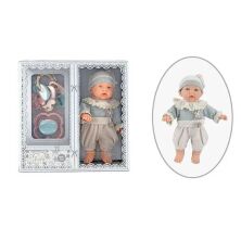 Інтерактивний Пупс пупсик м'якотілий для дівчинки від 1 року 215-5/6 Лялька карапуз з аксесуарами / 2 види