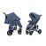 Прогулянкова дитяча коляска CARRELLO Vista CRL-5511 Denim Blue з регульованою ручкою і дощовиком/синя