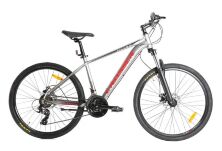 Велосипед спортивний алюмінієвий Crosser Ultra 26" Shimano рама 17 дюймів Сірий