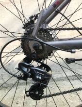 Велосипед спортивний алюмінієвий Crosser Ultra 26" Shimano рама 17 дюймів Сірий