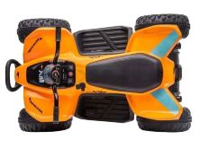 Дитячий Квадроцикл MCLAREN MX ATV 5031-7 USB і MP3 повний привод Жовтогарячий