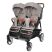 Коляска прогулочная CARRELLO Connect CRL-5502 Cotton Beige для двійні в льоні