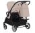 Коляска прогулочная CARRELLO Connect CRL-5502 Cotton Beige для двійні в льоні