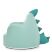 Дитяче м'яке крісло-пуфік M 5721 Dino "Динозаврик" Бірюзове меморіформ