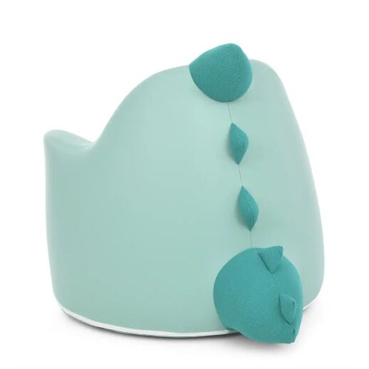 Дитяче м'яке крісло-пуфік M 5721 Dino "Динозаврик" Бірюзове меморіформ
