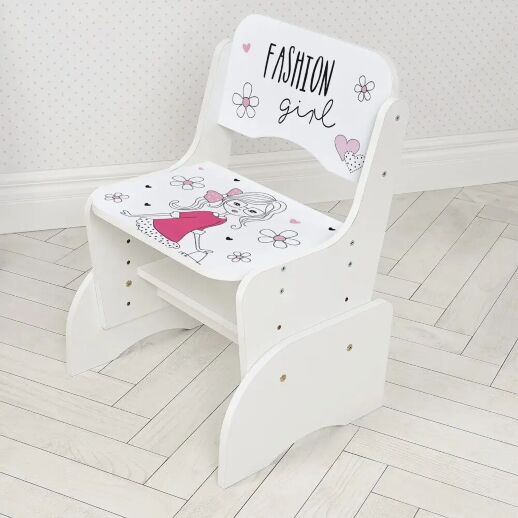 Дитяча парта растишка Bambi B 2071-20 Париж рожевий