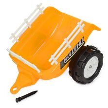 Дитячий одномісний електромобіль-Трактор з причепом BAMBI M 4261ABLR-4 з пультом управління синій**