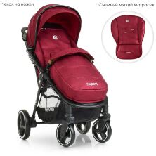 Прогулянкова коляска дитяча El Camino ME 1022L Expert Deep Red червоний**