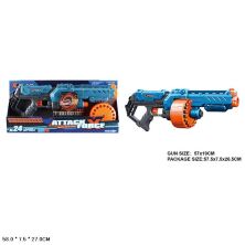 Іграшкова рушниця-бластер на м'яких кулях BT 332 з барабаном на 18 м'яких куль